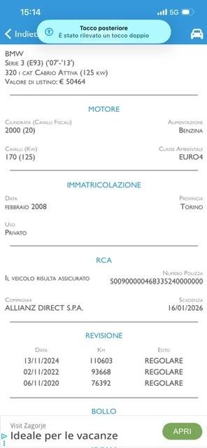 Bmw 320 320i cat Cabrio Futura