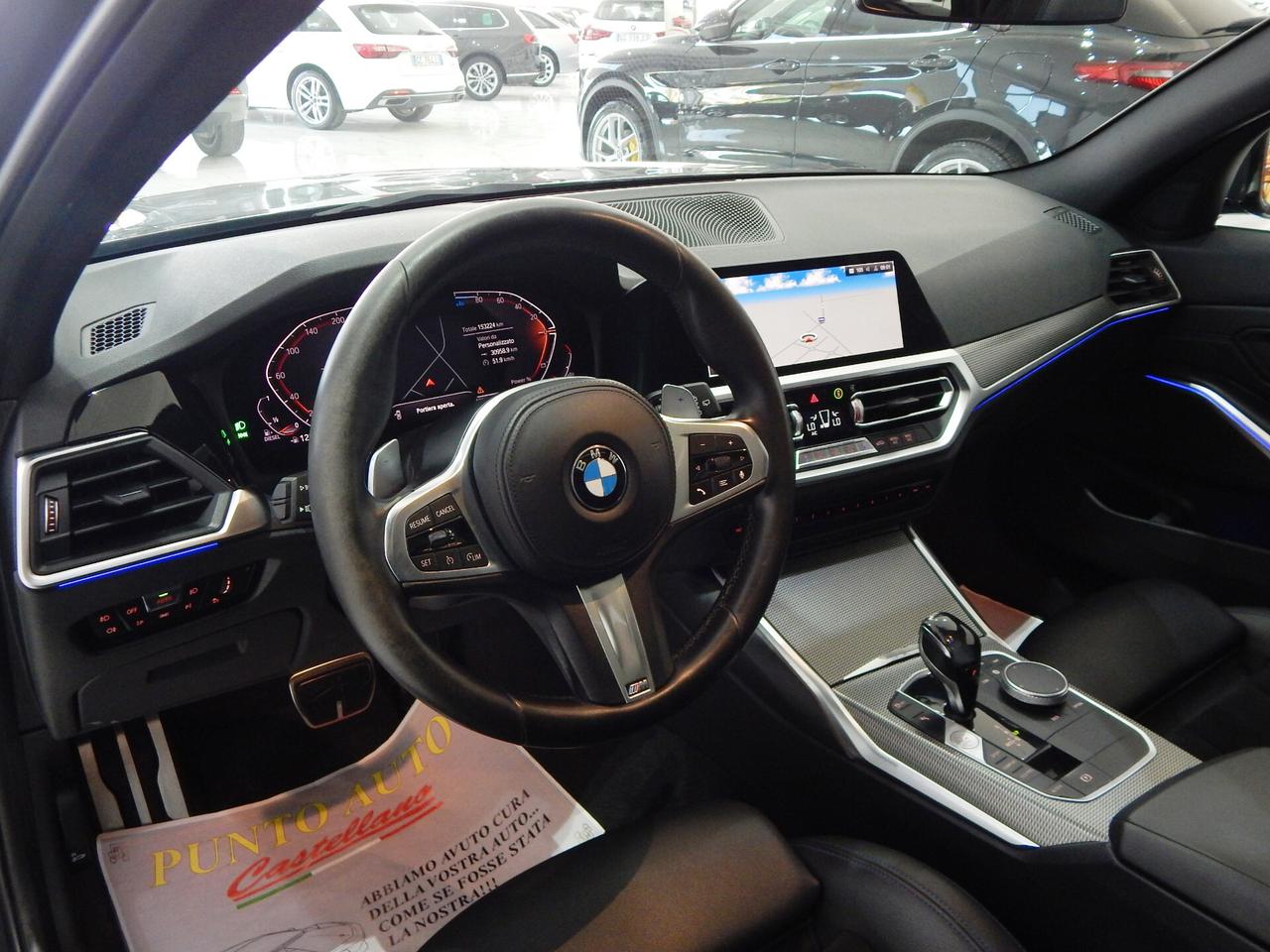 BMW 320 d Touring MSport Aut. TETTO-NAVI-PELLE-RADAR-LED