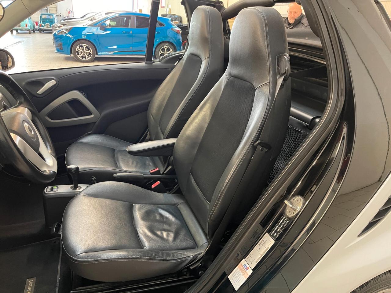 Smart ForTwo Cabrio Pulse 1.0 mhd 71cv-Ok Neopatent-LEGGI SOTTO