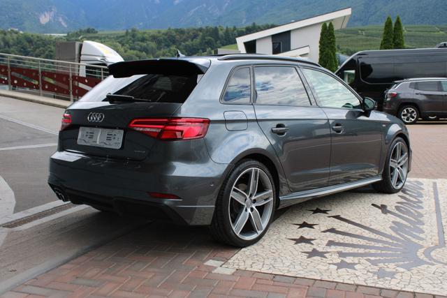 AUDI A3 SPB 2.0TFSI quattro S-tronic S-line-TETTO-GANCIO