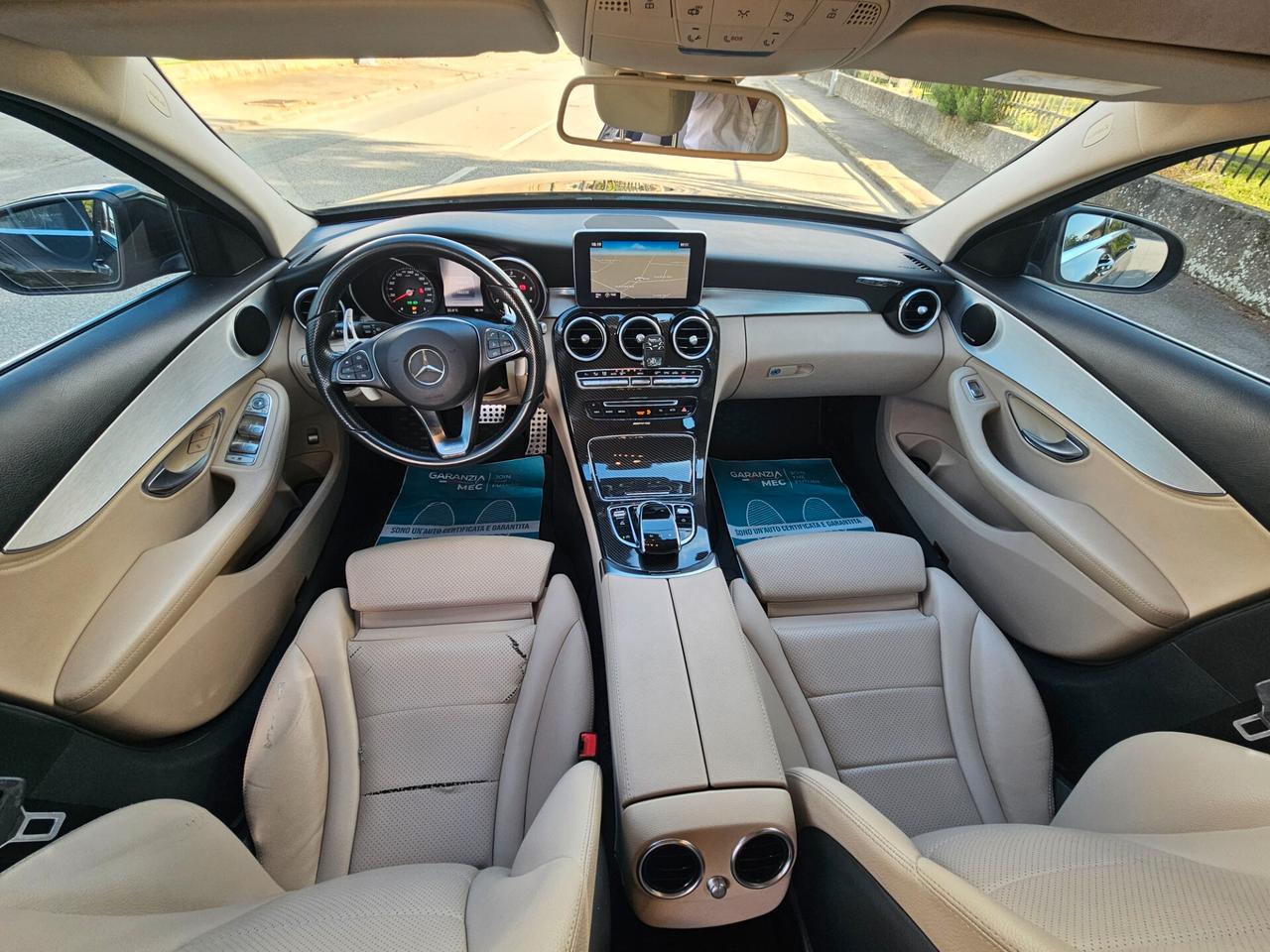 Mercedes-benz C 220d. Auto PAK AMG EURO6B AUTOMATICO