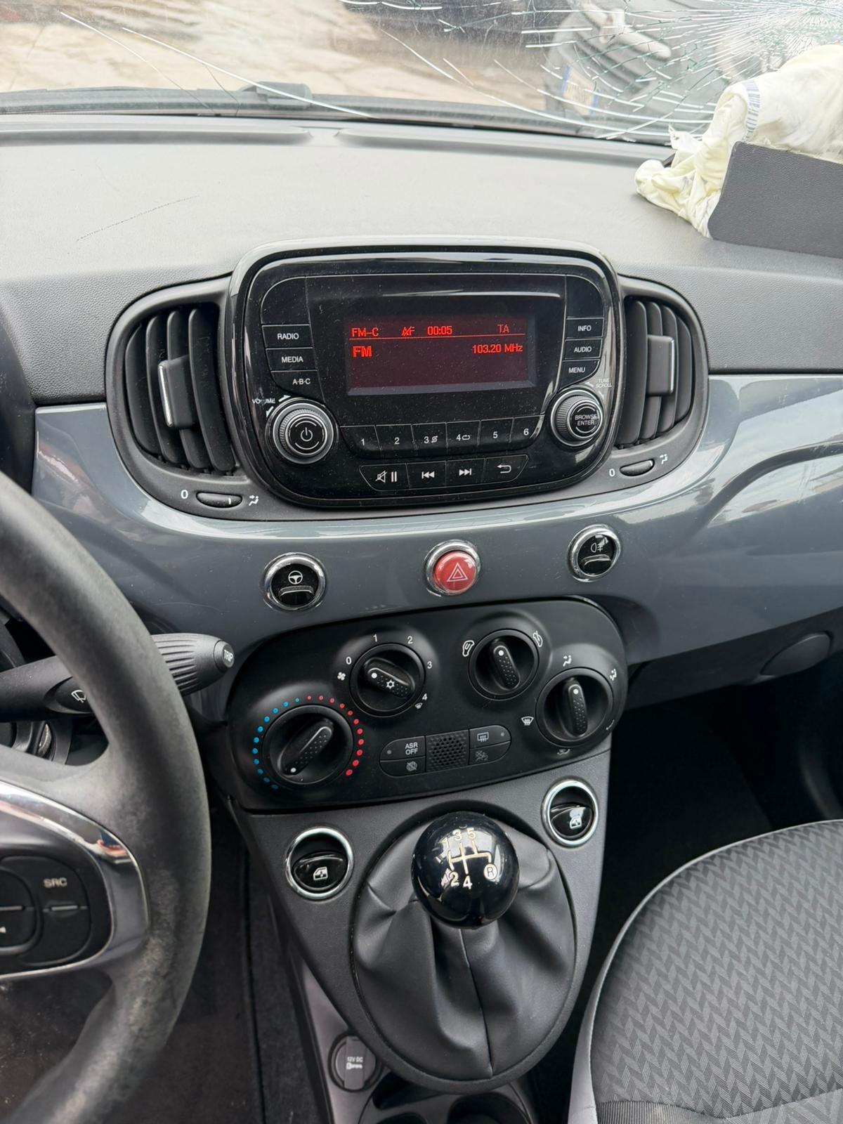 Fiat 500 1.2 sinistrato - 2019