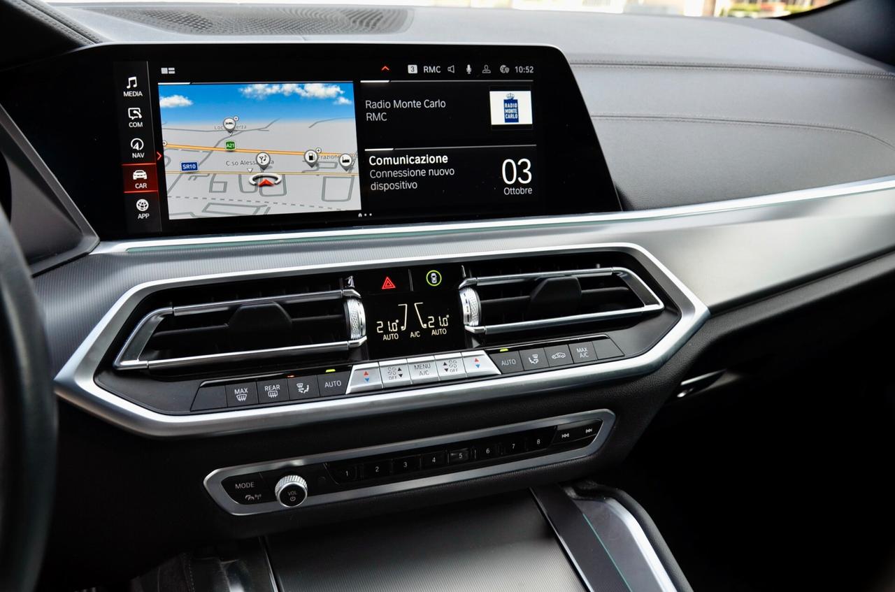 BMW X6 XDRIVE30d MHEV 48V XLINE 286cv AUTO, GARANZIA UFF BMW, UNICOPROPRIETARIO, SERVICE BMW, UFF ITALIANA, 22", EURO 6D, PERMUTE