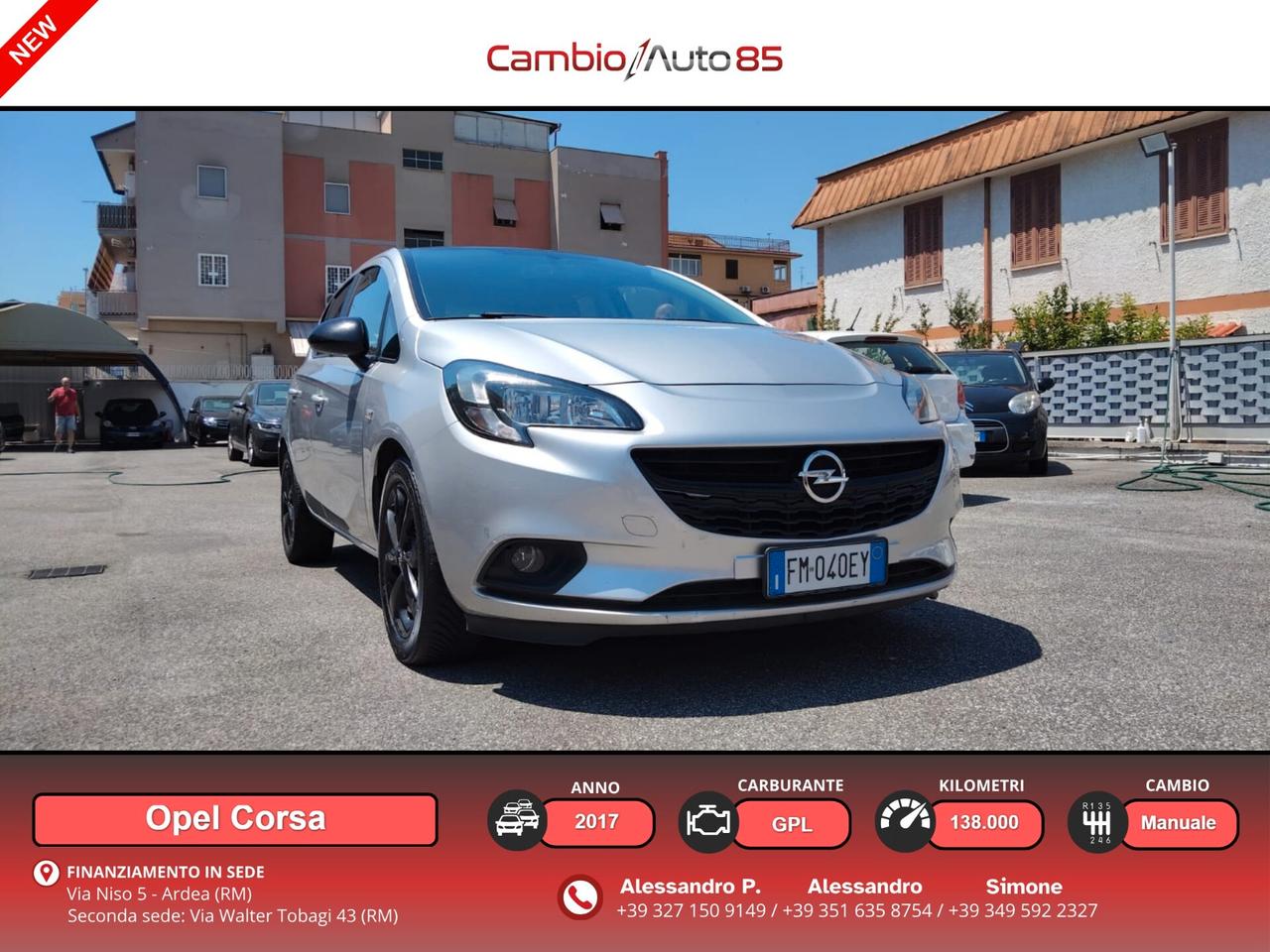 Opel Corsa 1.4 90CV GPL Tech 5 porte b-Color