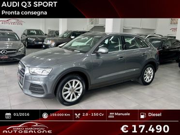 Audi Q3 2.0 TDI 150 CV Sport FINANZIABILE