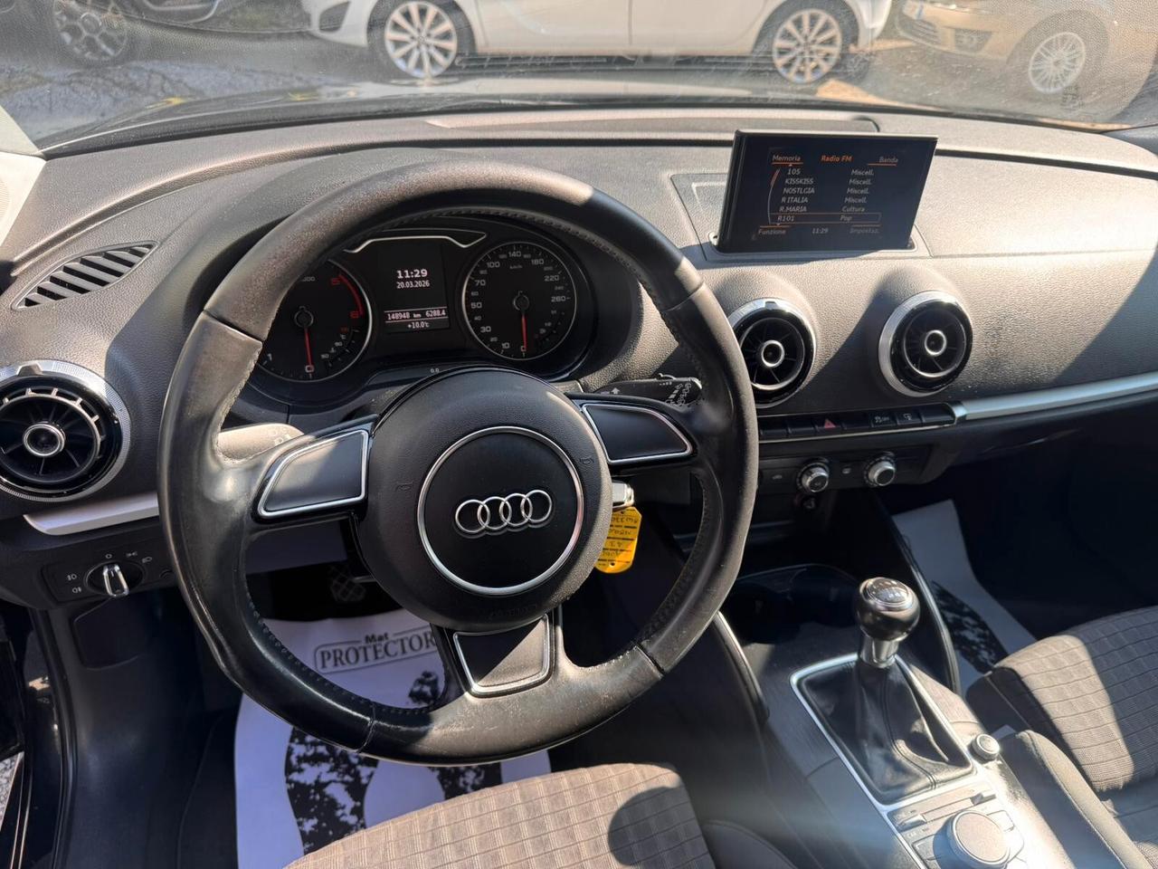 Audi A3 SPB 1.6TDI AMBITION 105CV GARANZIA 1 ANNO