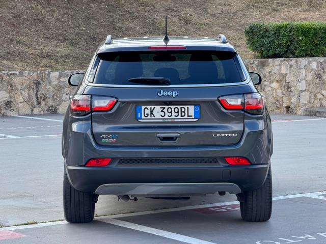 JEEP Compass 190CV 4XE LIMITED+PHEV+18''+RCAM+2PDC+PELLE