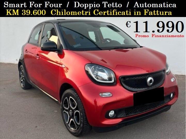 Smart For Four / KM 39.000 "CERTIFICATI"