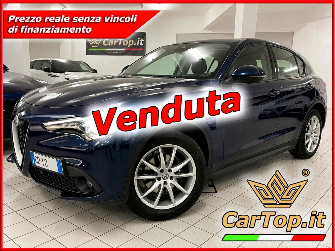 Alfa Romeo Stelvio 2.2 TD 190 CV EXECUTIVE PELLE TOTALE CERCHI 19" SOLO 20000 KM
