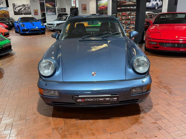 PORSCHE 964 Cabrio-Baltic Blu-Pelle Blu-Capote Blu