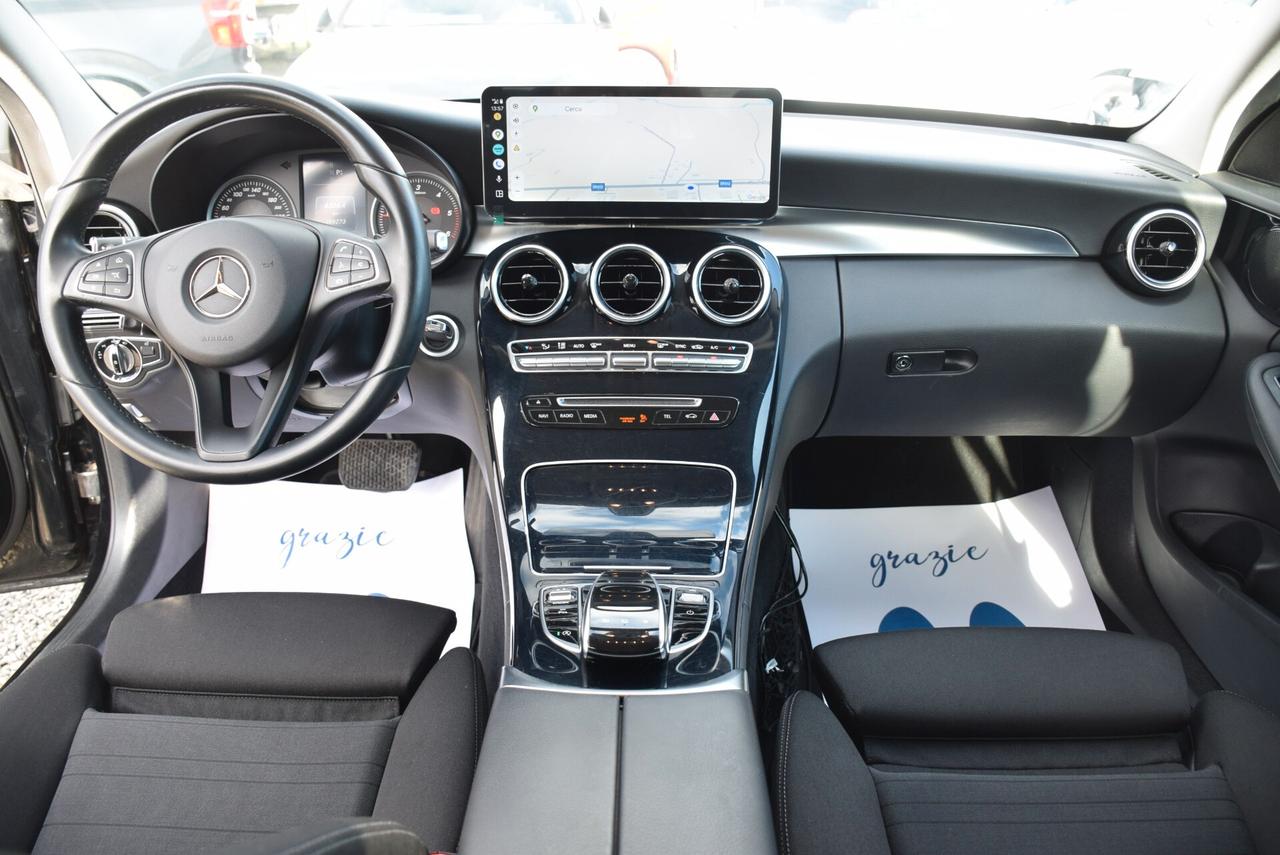 Mercedes-benz C 200 MERCEDES 200d SW Autom. GANCIO SENSORI NAV ANDROID CRUISE LED