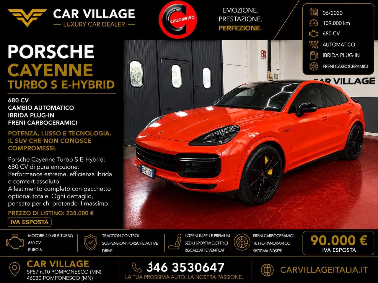 Porsche Cayenne Coupé 4.0 V8 Turbo S E-Hybrid