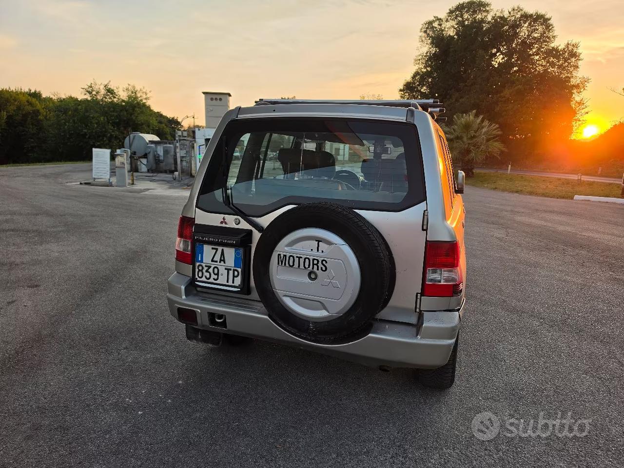 mitsubishi pinin 1.8 benzina e metano