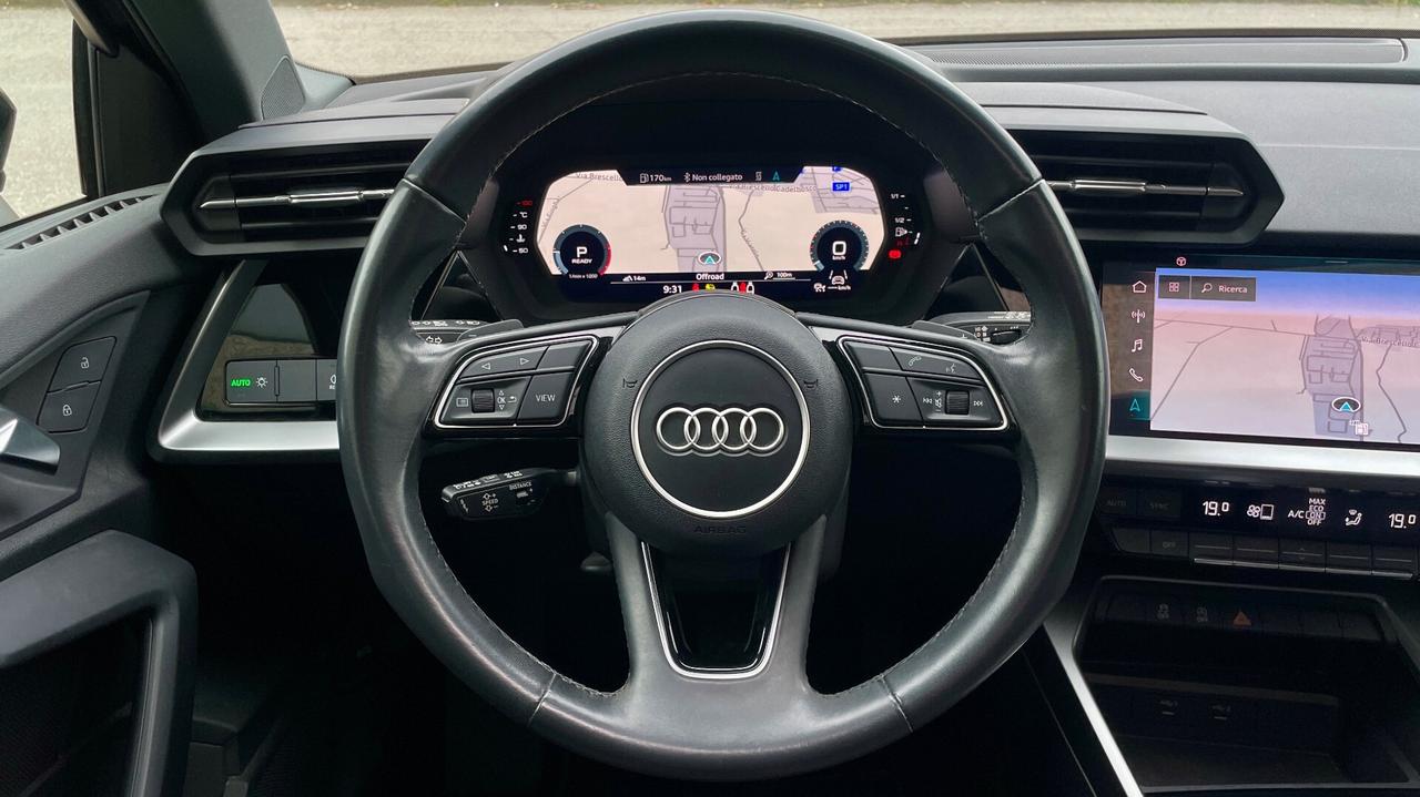 AUDI A3 35 2.0 ADVANCED TDI S-TRONIC 150CV - FULL LED, TETTO, LED