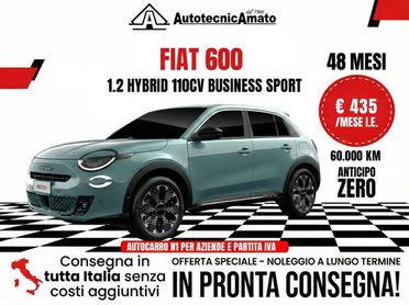 FIAT 600 Hybrid 110 CV DCT MHEV Business