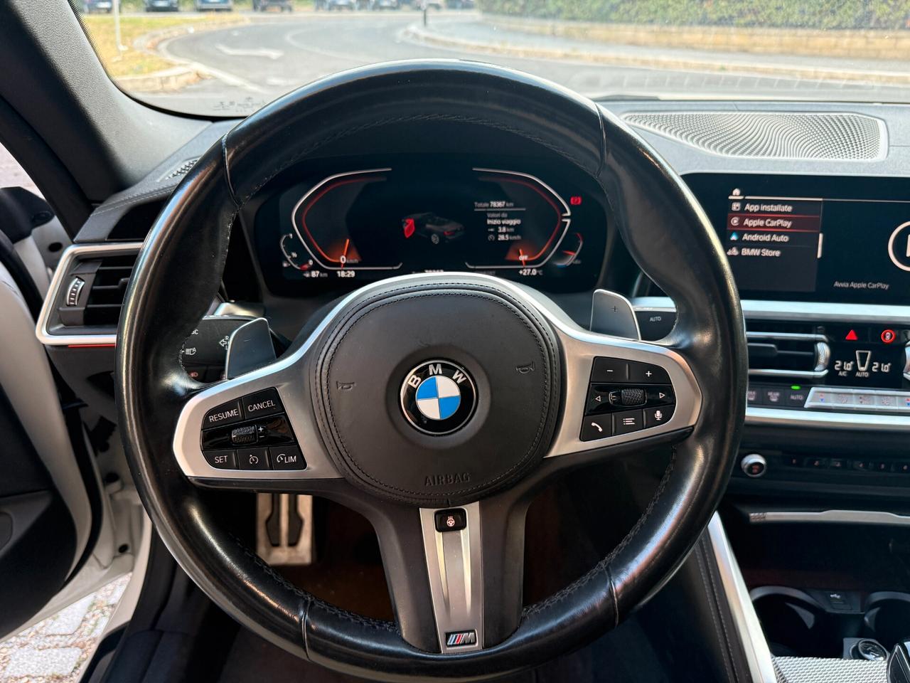 Bmw 420 i M Sport Cabrio full optional prezzo reale no vincolo finanziamento air scarf leve al volante