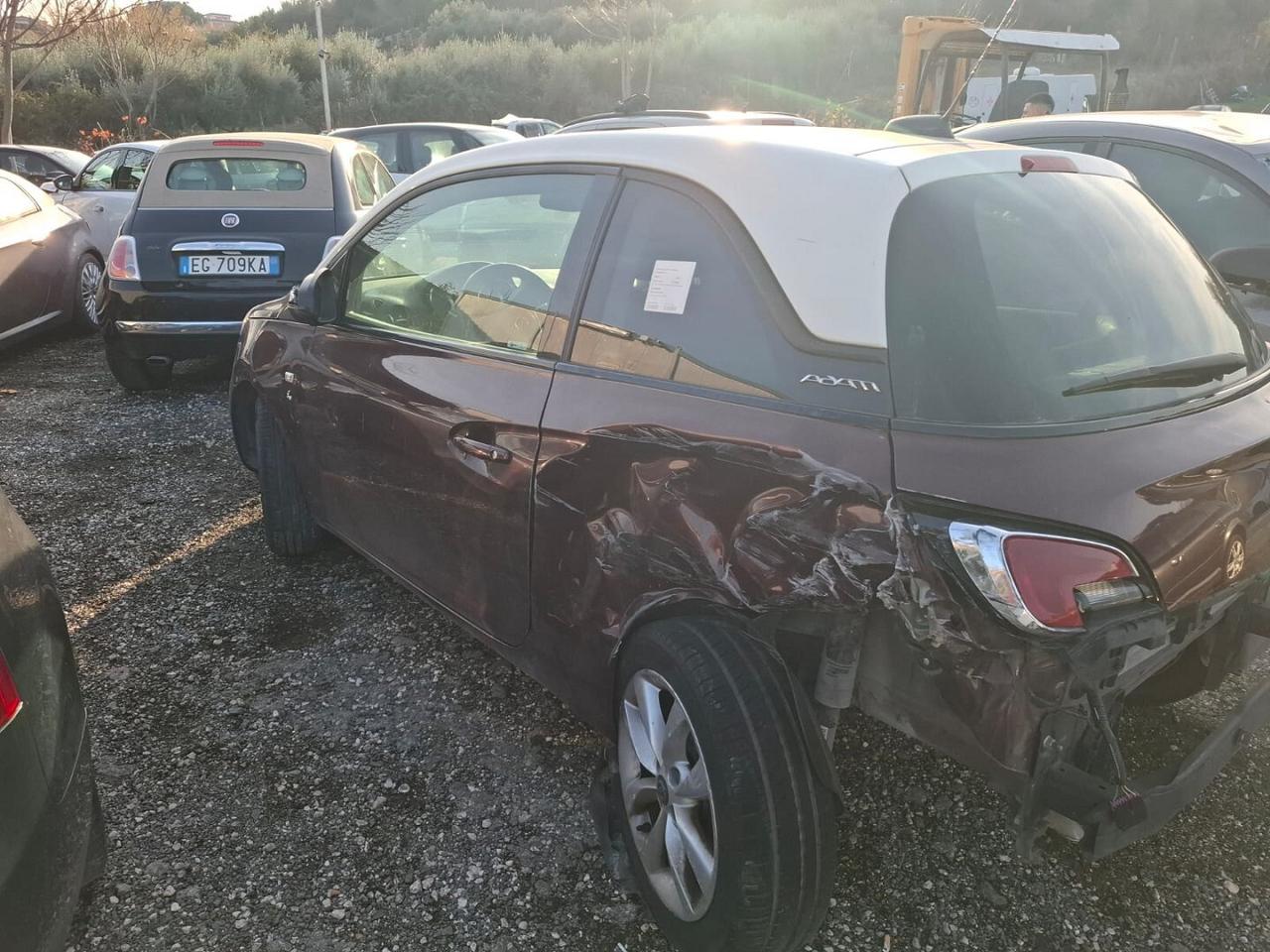 OPEL ADAM 1.2 BENZINA SINISTRATA 2018