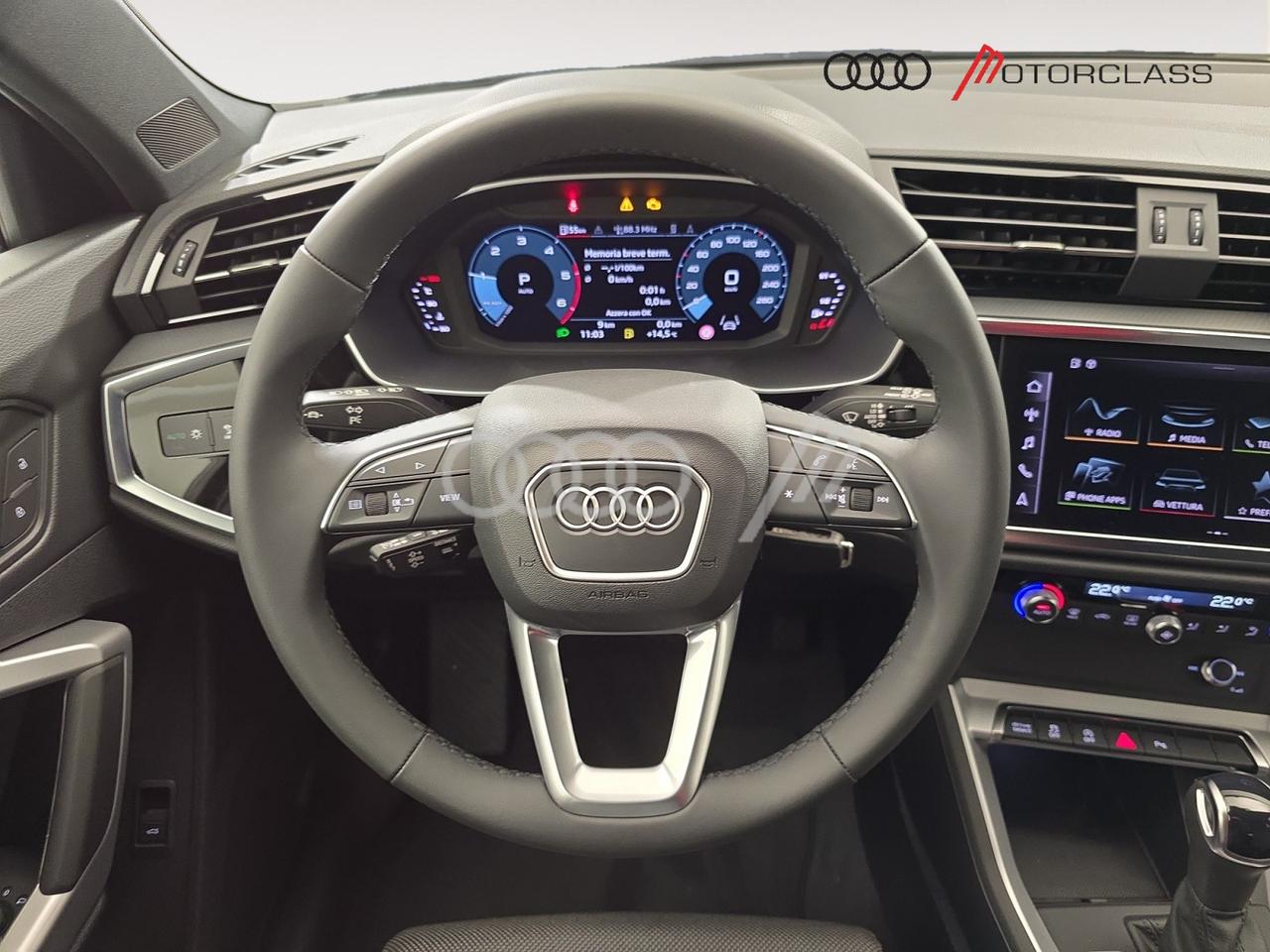 Audi Q3 sportback 35 2.0 tdi identity black s tronic