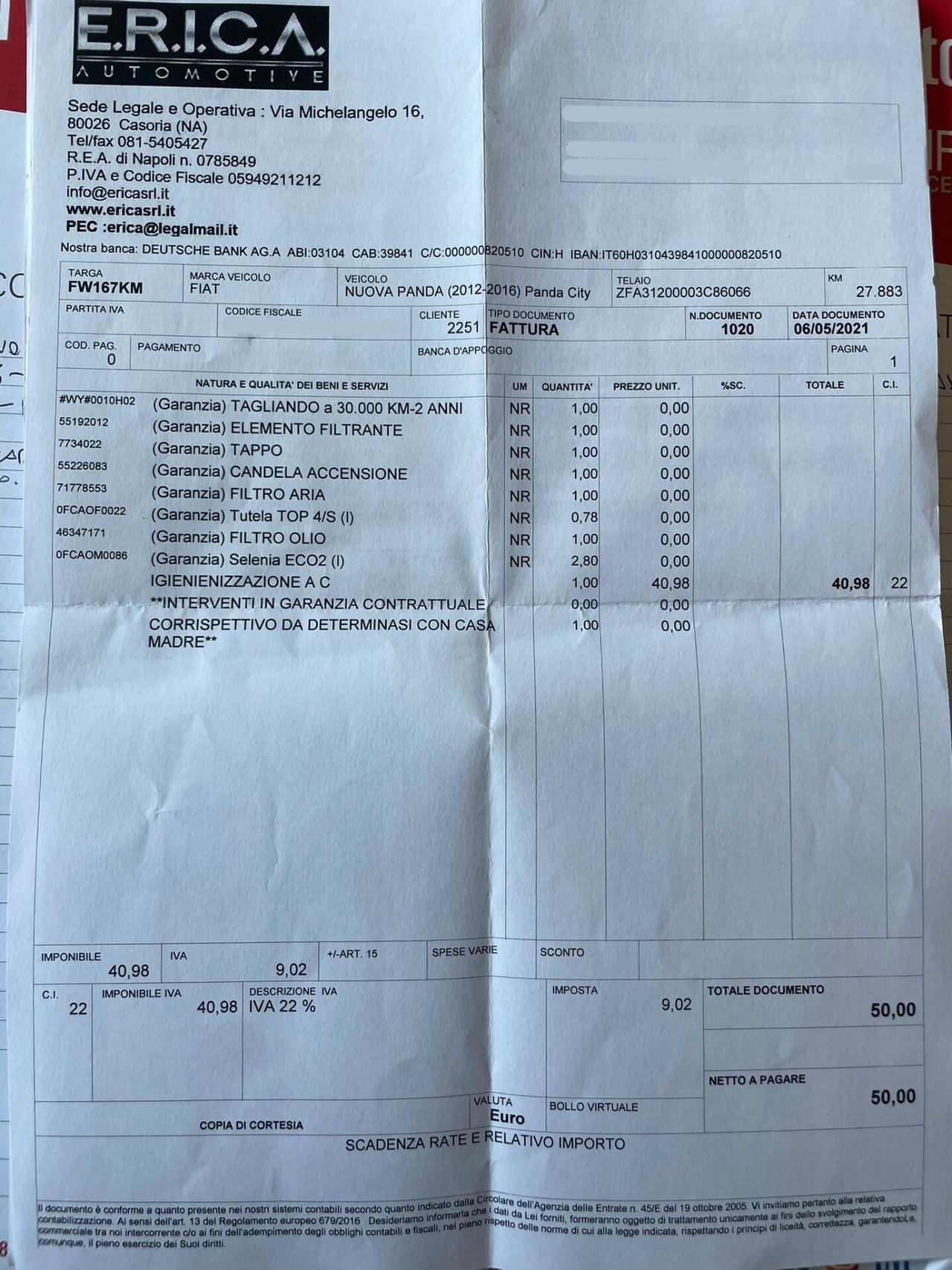 FIAT PANDA CROSS 1.2gpl