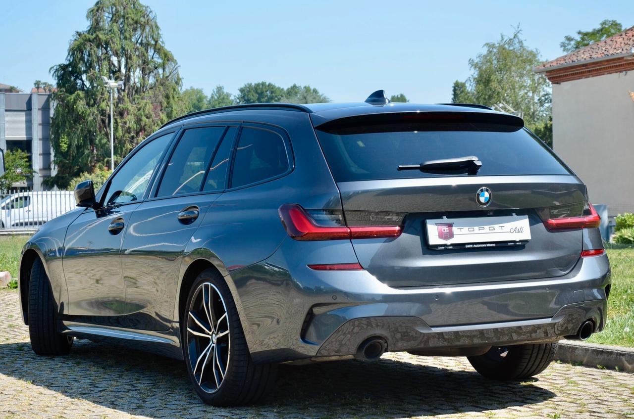 BMW 320d TOURING MHEV 48V XDRIVE MSPORT 190cv AUTO, UNICOPROPRIETARIO, UFF ITALIANA, IVA ESPOSTA 100%, SERVICE BMW, EURO 6D, RETROCAMERA, FULL LED, PERMUTE