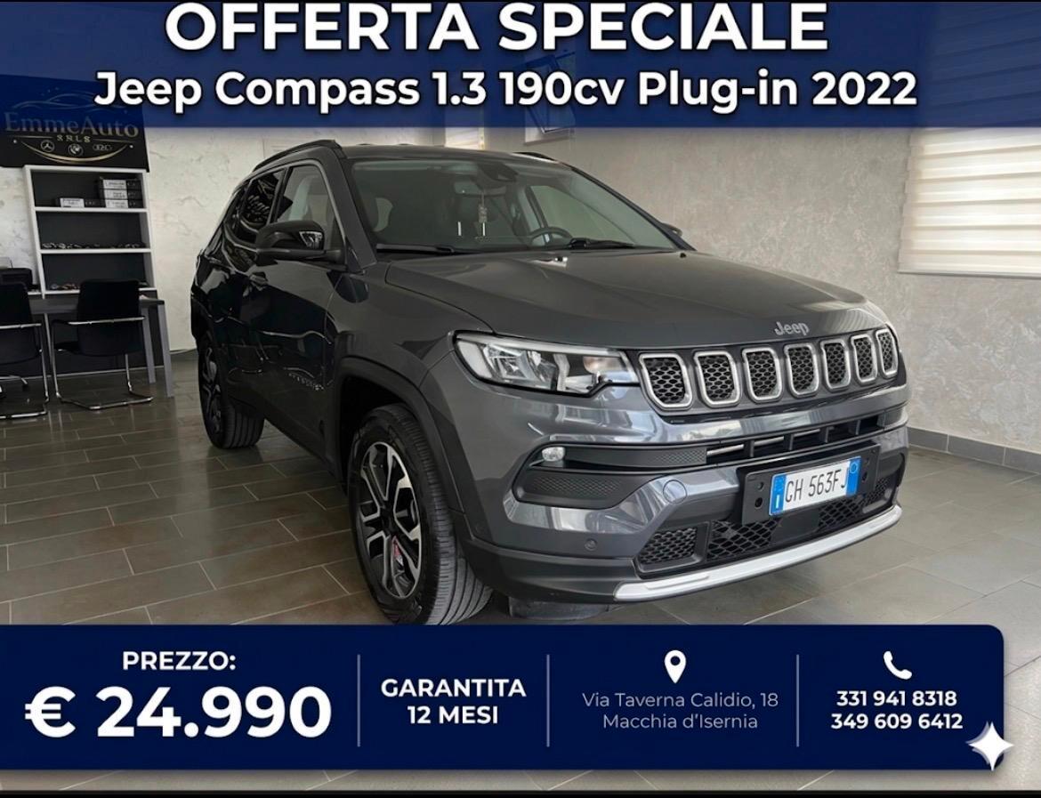 Jeep Compass 1.3 Turbo T4 190 CV PHEV AT6 4xe Limited 2022