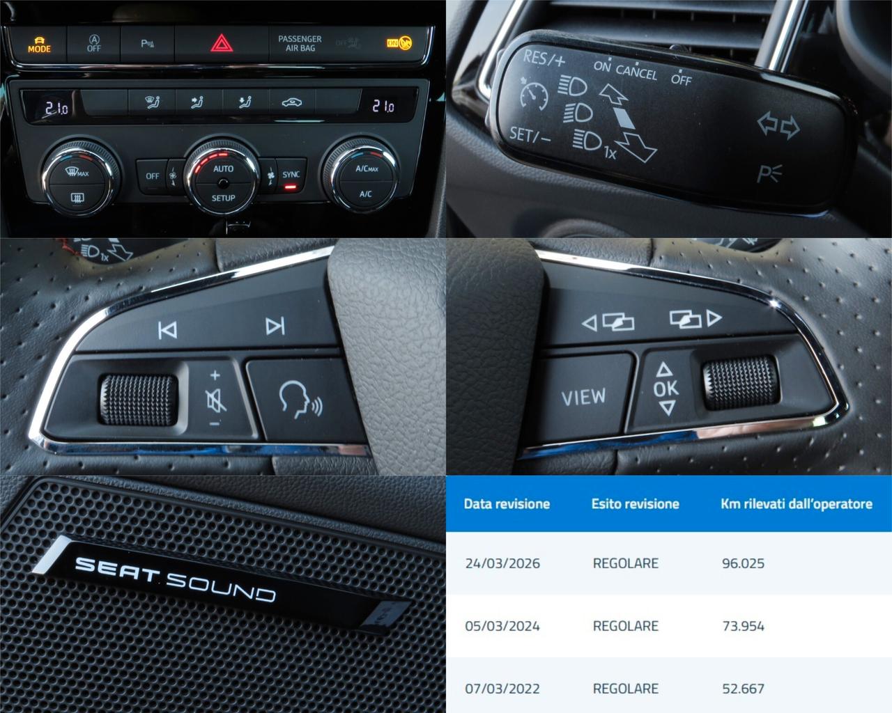 Seat Leon 2.0tdi FR 150cv dsg. full led/doppi sensori/retrocamera/keyless/android/carplay