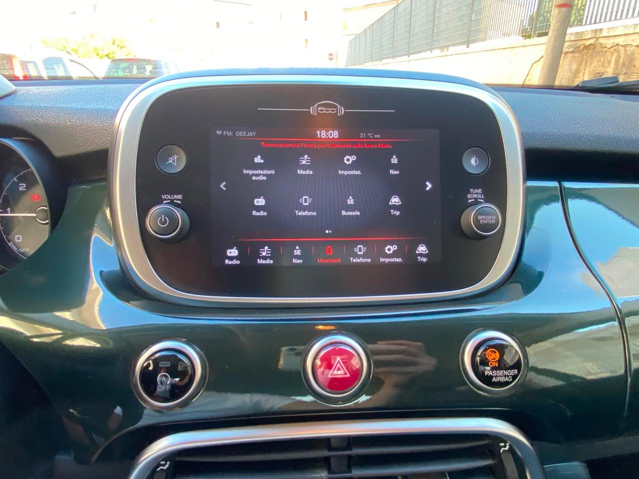 FIAT 500X CROSS 1.3Mjt 95CV Led Navy CAM 2019