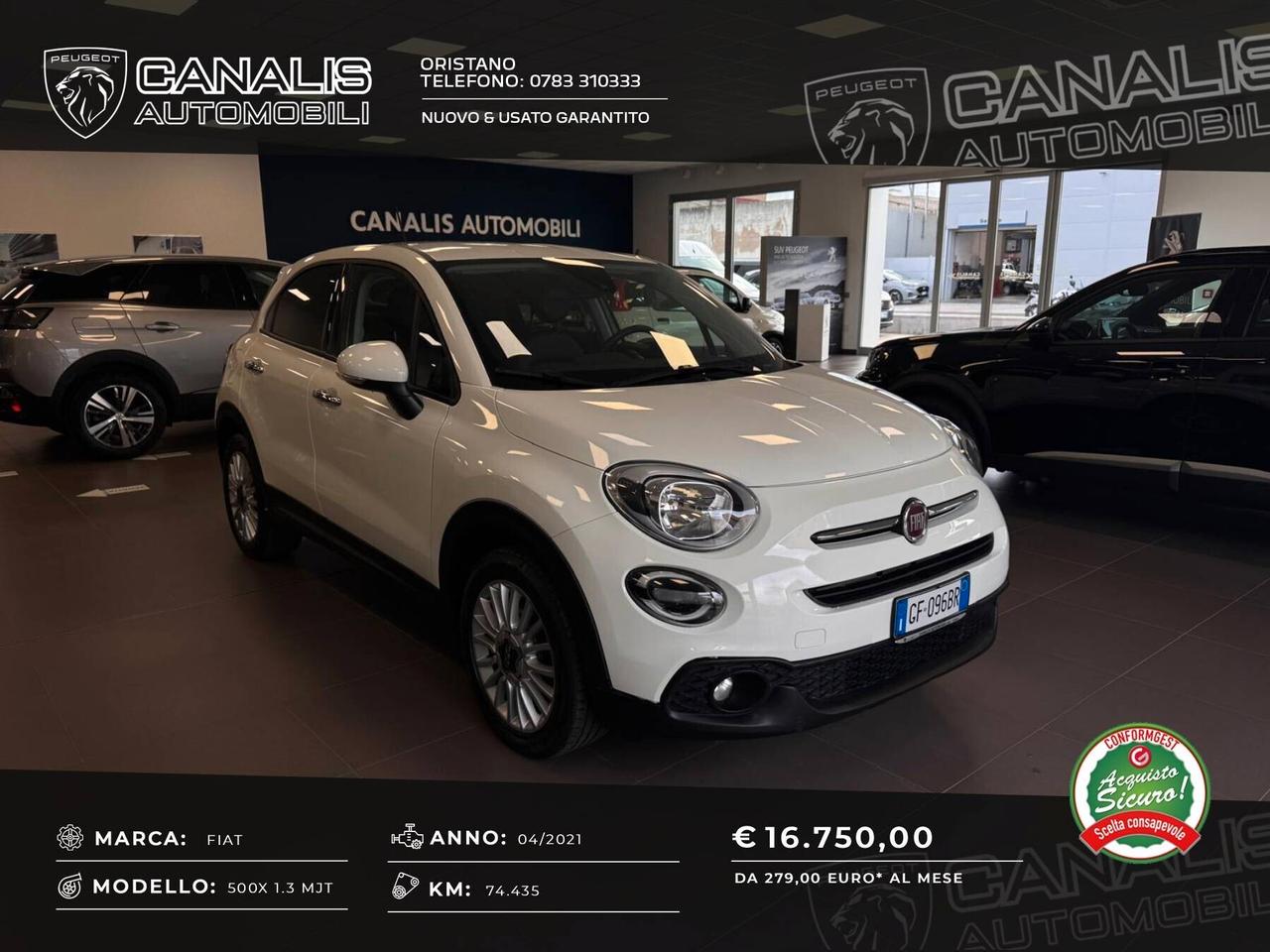 Fiat 500X 1.3 MultiJet 95 CV CONNECT 2021 *IVA ESP*