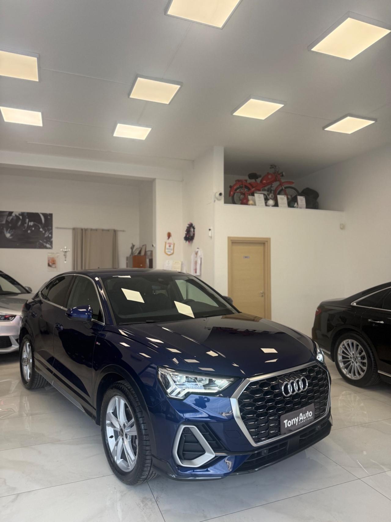 Audi Q3 SPORTBACK 35 tdi S-line edition S-tronic NAVI,TELECAMERA,FARI LED,APPLE CARPLAY,AZIENDALE ITA