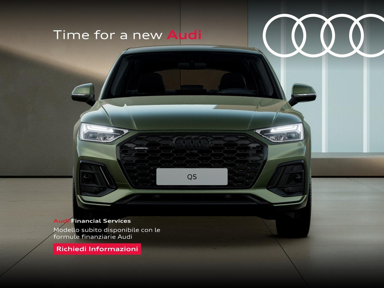 Audi Q5 sportback 2.0 tdi mhev+ s line edition quattro 204cv s-tronic