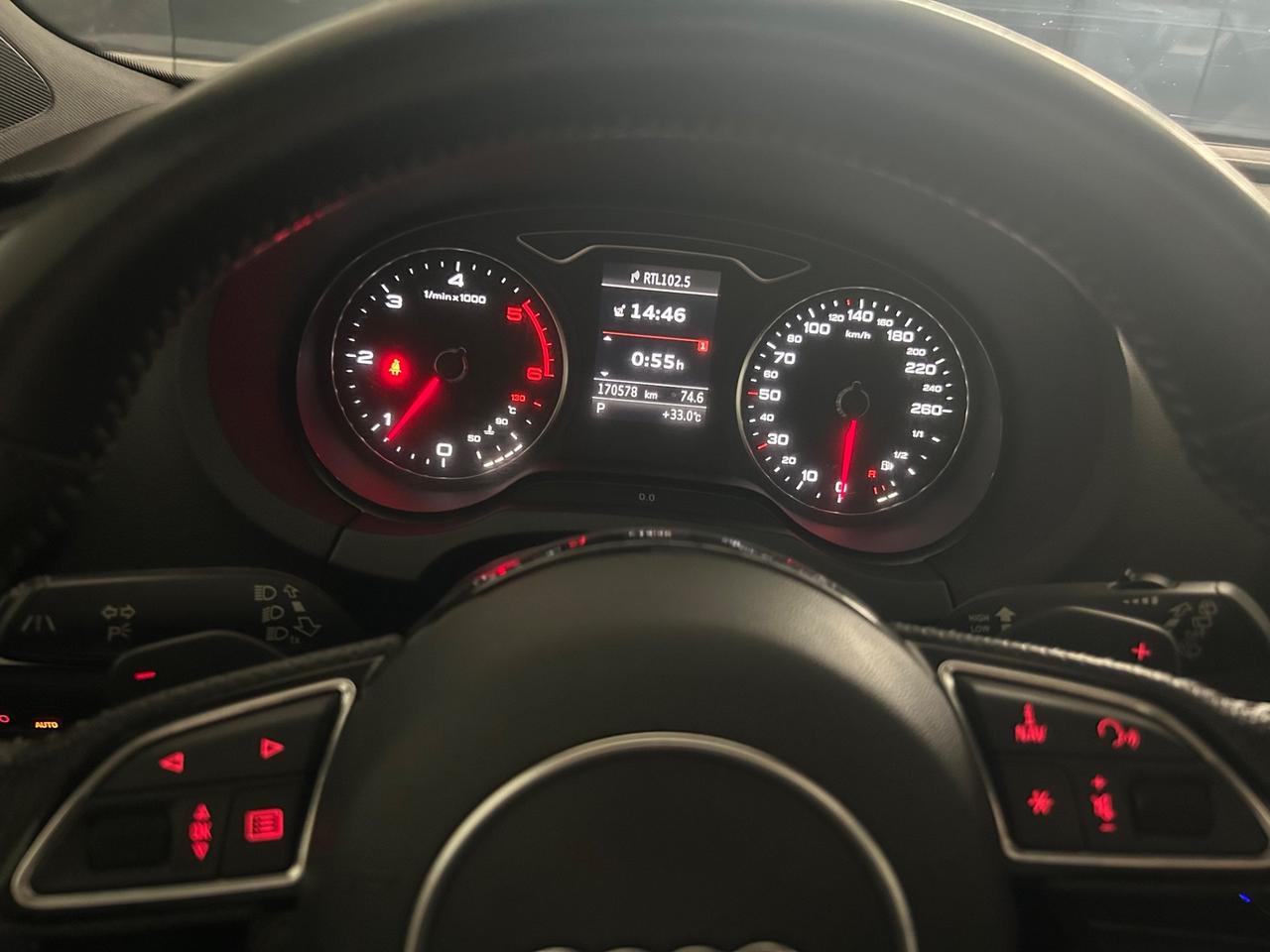 Audi A3 SPB 2.0 TDI 184 CV quattro S Line dsg