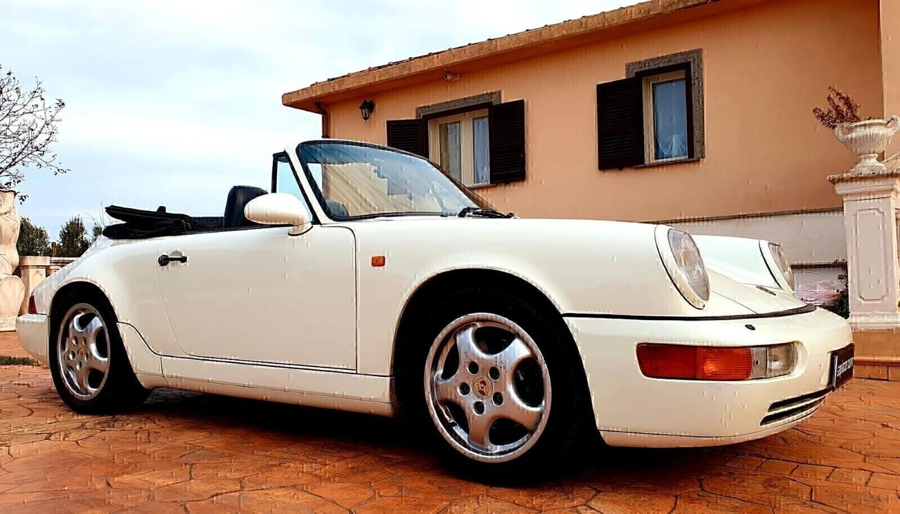 Porsche 964 911 Carrera 2 Cabriolet ASI targa ROMA