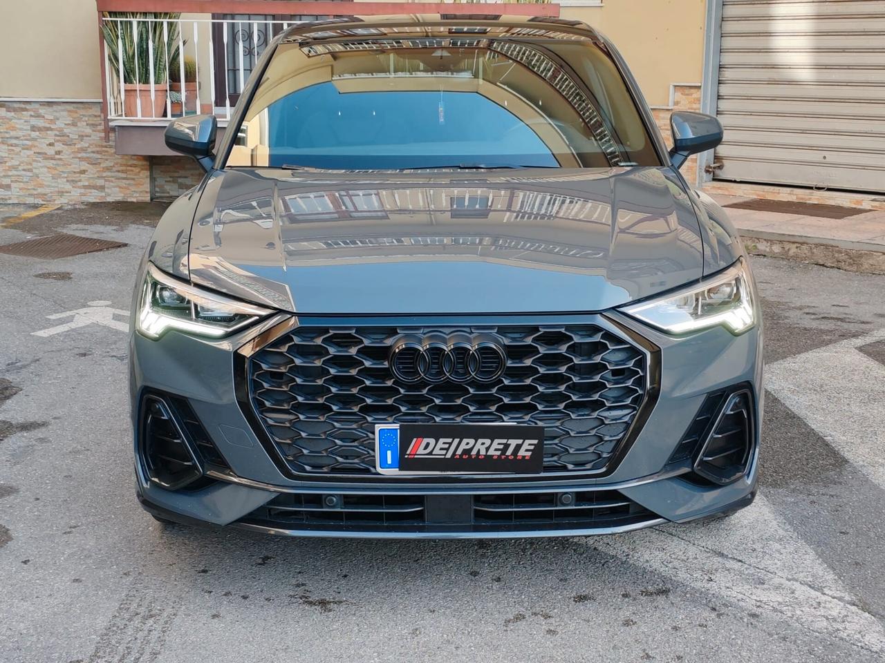 Audi Q3 Sportback S line – Tetto Panoramico – Identity Black – S tronic