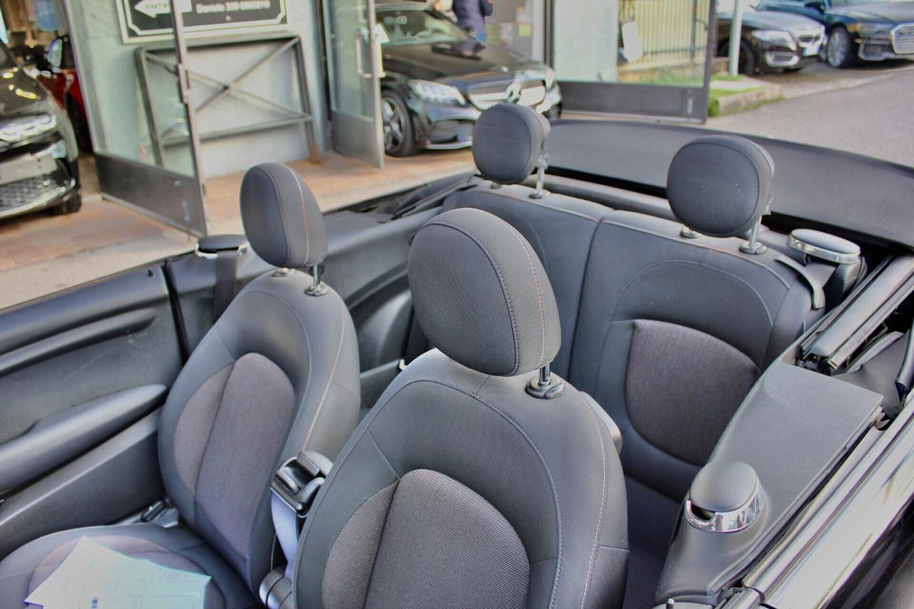 Mini Cooper Cabrio 1.5 STEPTRONIC 136CV SEDILI SPORT ANTRACITE NAVI PLUS