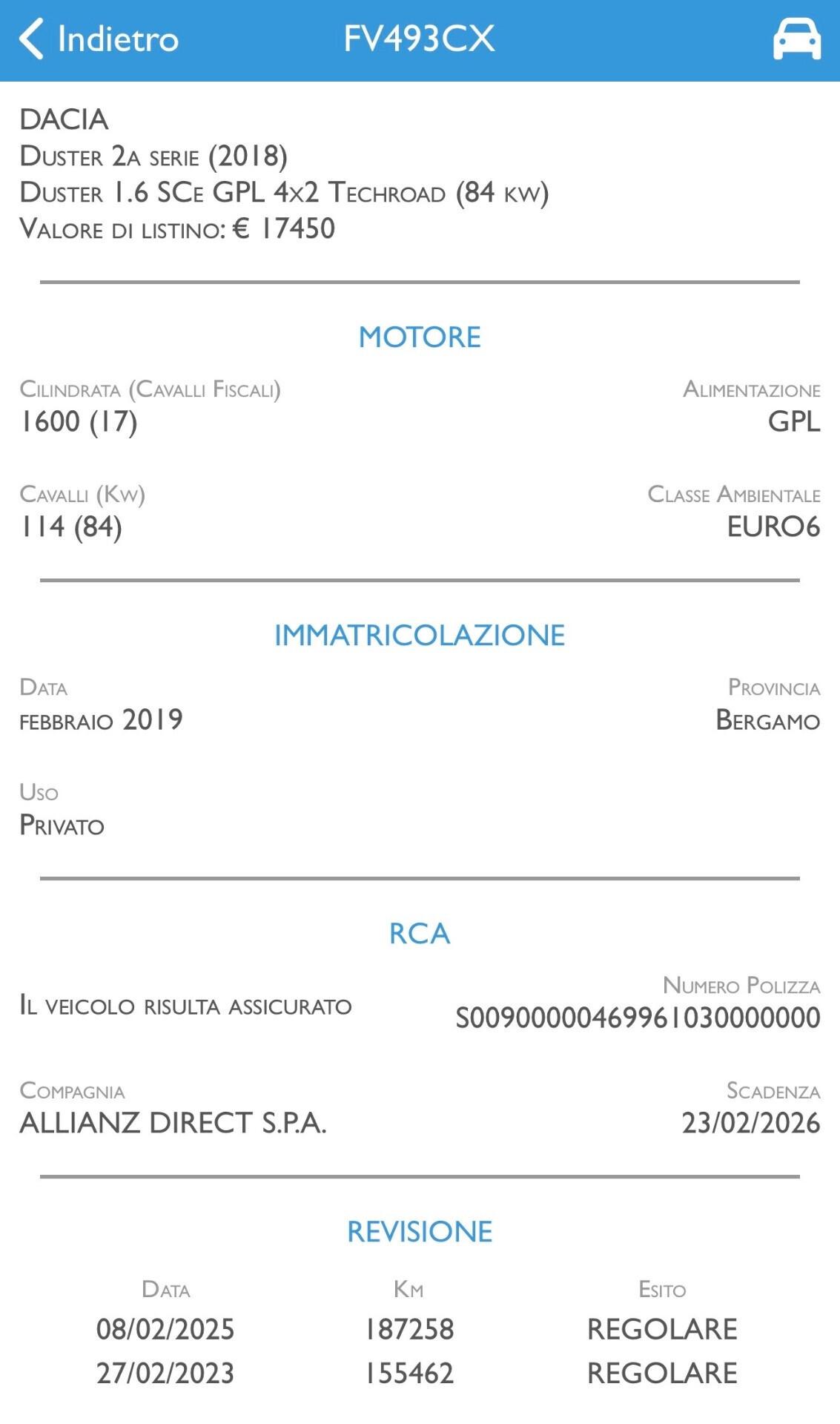 Dacia Duster 1.6 SCe GPL 4x2 Essential 114cv