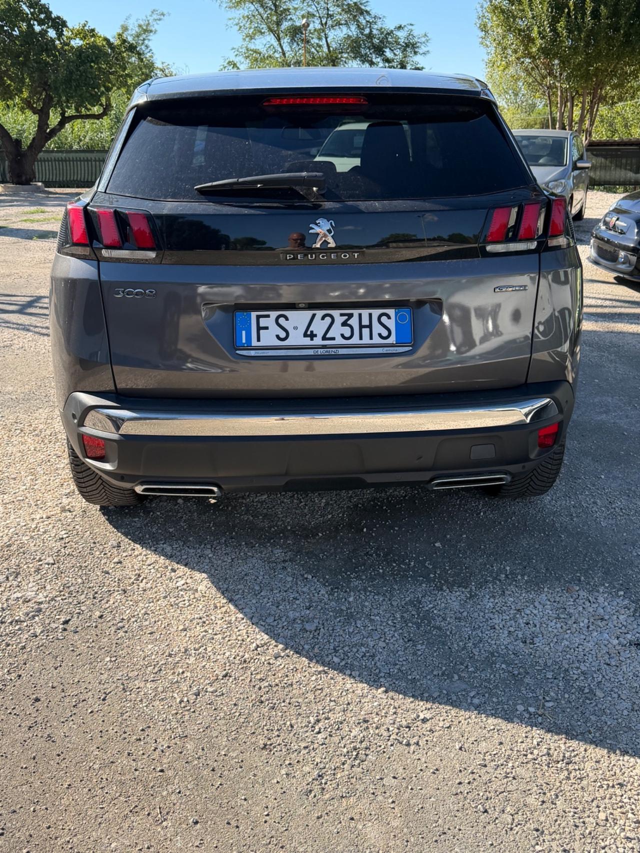 Peugeot 3008 HDI 130cv GT-LINE AUTOMATICA +F 1 CLIMA CERCHI CRUISE MULTIFUNZION VETRI PRYVE CAMERA