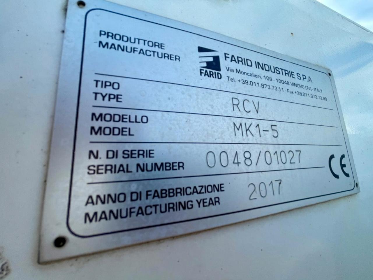 RENAULT MAXITY 130 - COMPATTATORE FARID MK1-5 - EURO 6 - 2017