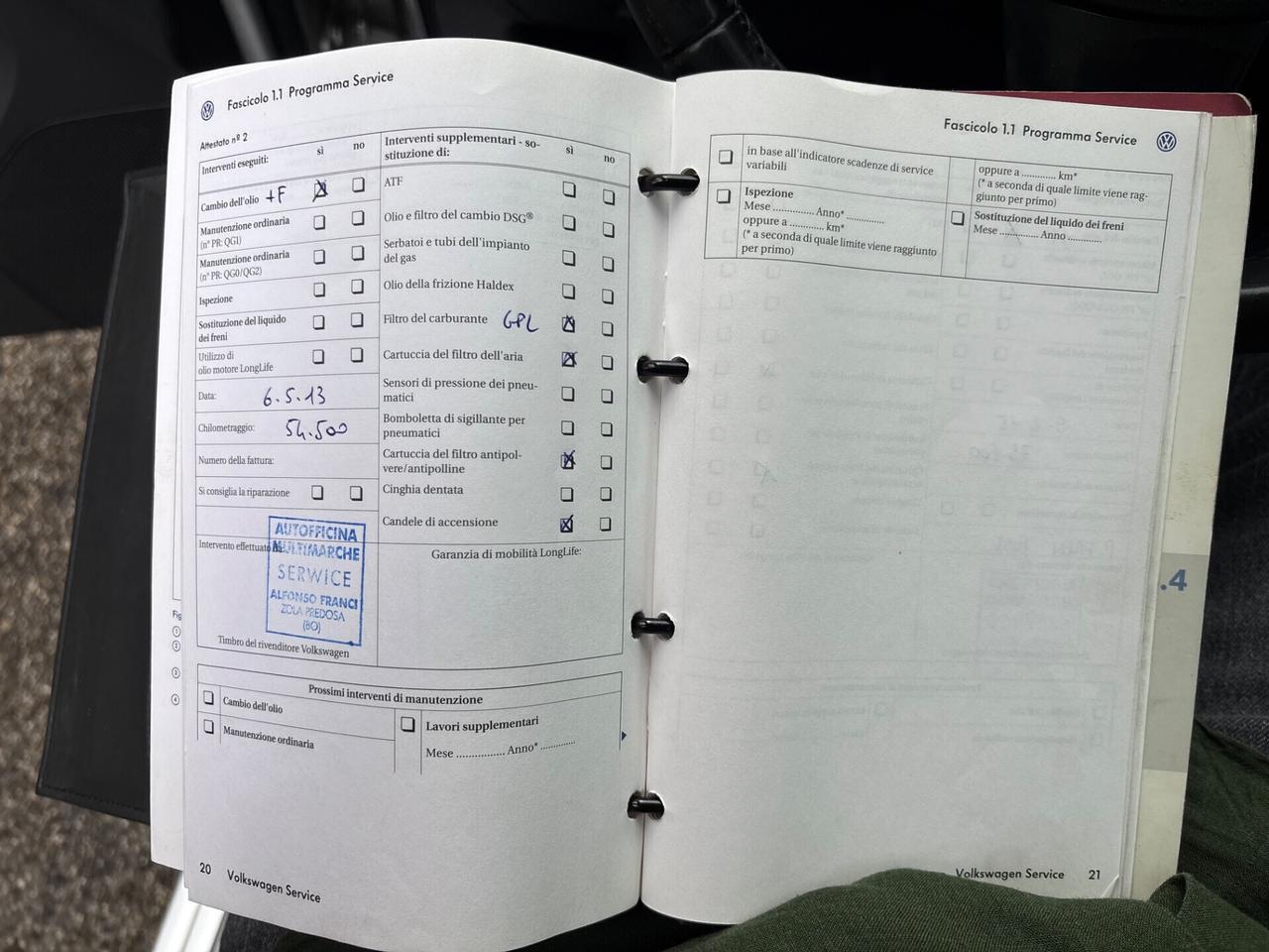 Volkswagen Touran 1.6 Bifuel GPL