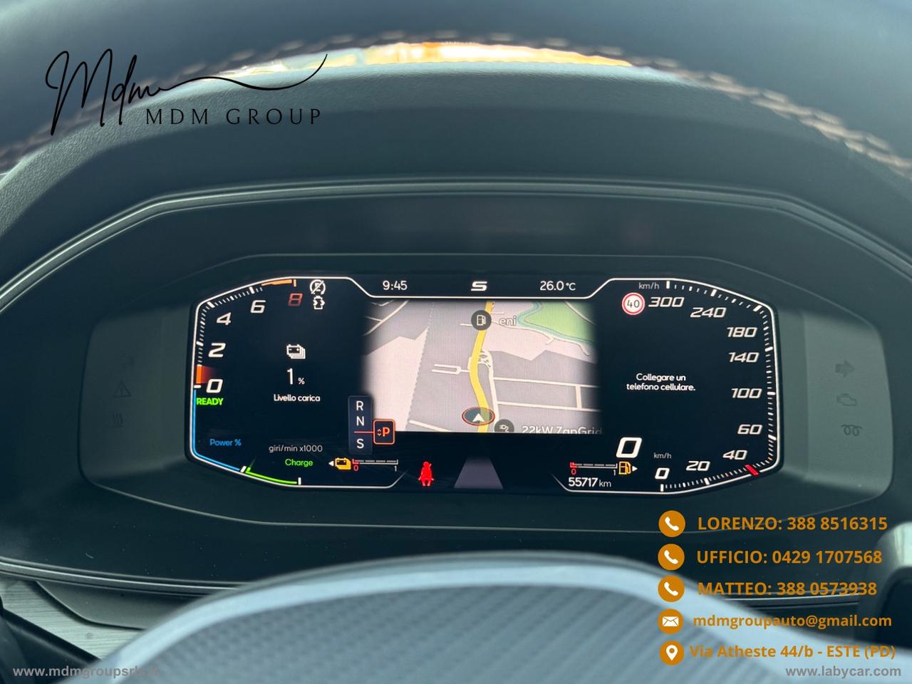 CUPRA Formentor 1.4 e-Hybrid DSG 204CV OK NEOPATENTATI