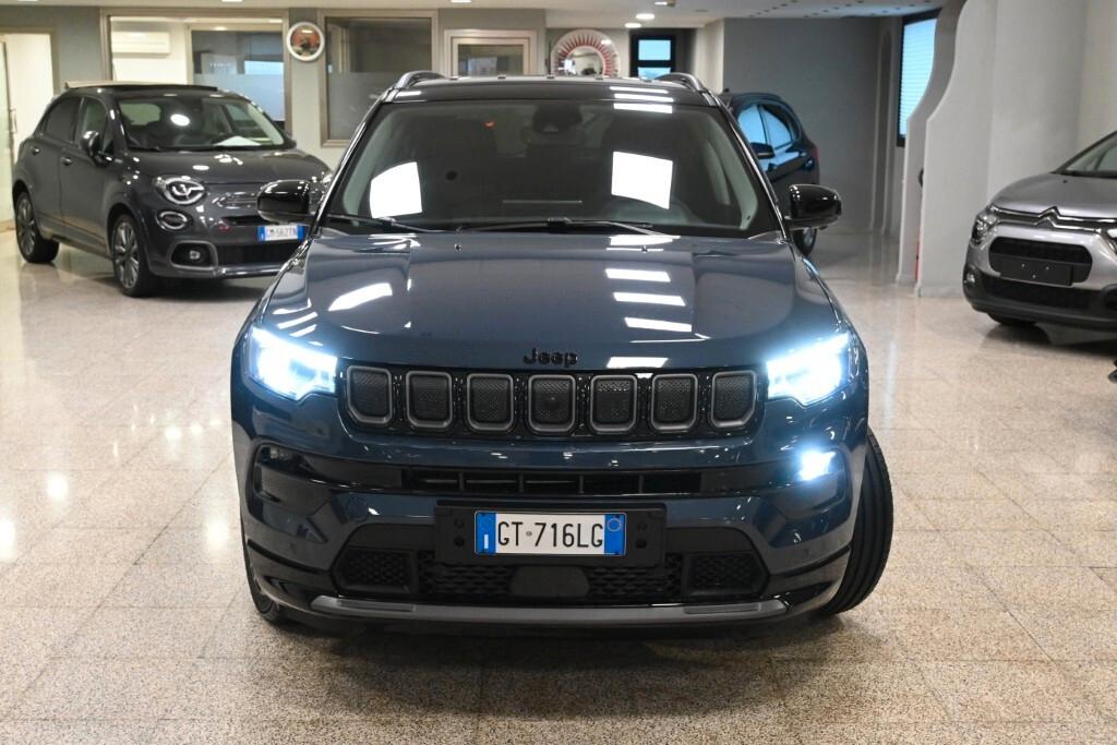 JEEP COMPASS 1.6 M-JET 130CV 6M. S ( FARI LED - ACTIVE PARKSENSE - ADAPTIVE CRUISE - PELLE - NAVI - MIRROR - TELECAMERA 360 - CERCHI 19 - TETTO BICOLORE )