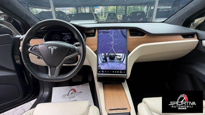 Tesla Model X UNICO PROPRIETARIO ANTICIPO 14990 EURO RATA MENSILE 385,00 EURO 100 kWh Dual Motor Long Range 4WD aut.