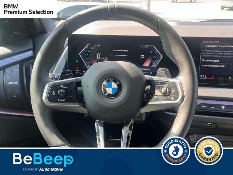 BMW X3 XDRIVE20D MSPORT AUTO