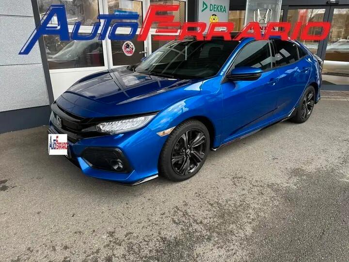 Honda Civic SPORT PLUS TETTO APRIBILE RETROCAMERA SENS PAR DOPPI LINE ASSIST VETRI SCURI 17" PRONTA CONSEGNA