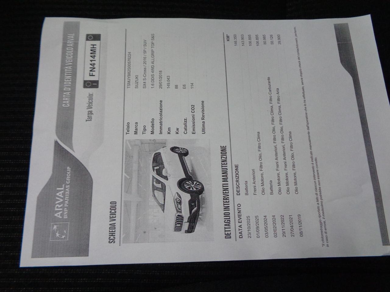 Suzuki S-Cross 1.6 DDiS Start&Stop 4WD All Grip Cool