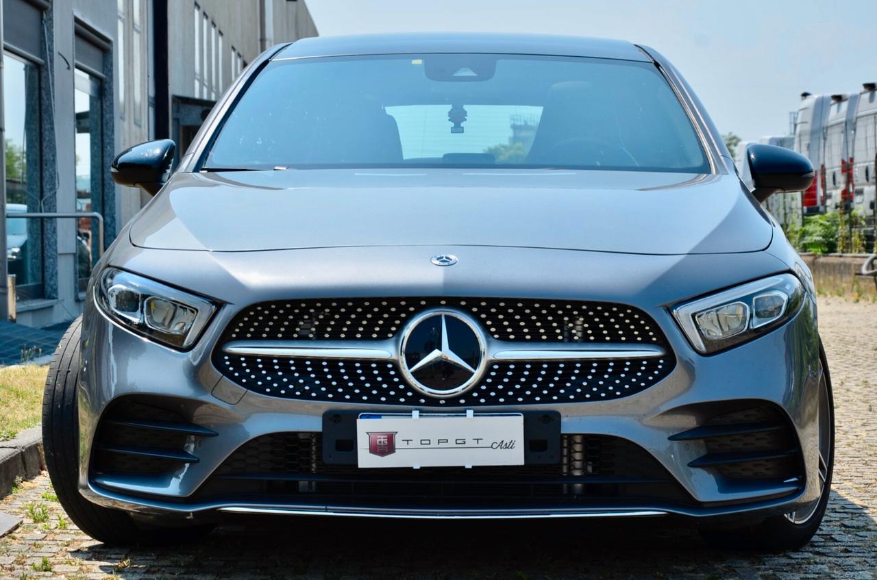 MERCEDES-BENZ A 180d PREMIUM AMG LINE 116cv AUTO, TETTO, HI-FI PREMIUM, EURO 6D, UFF ITALIANA, LUCI 64 COLORI, PERMUTE