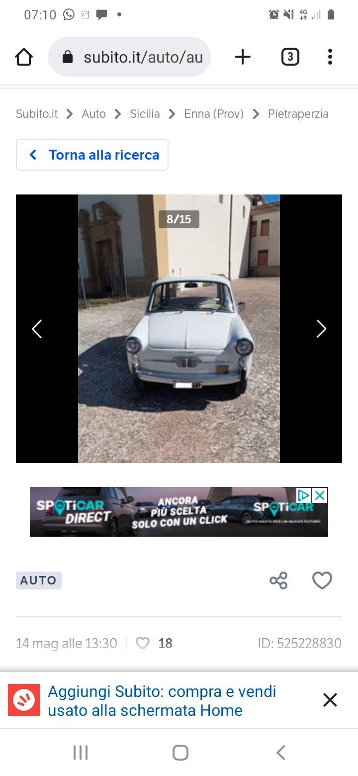 Fiat 500 Autobianchi 500 bianchina