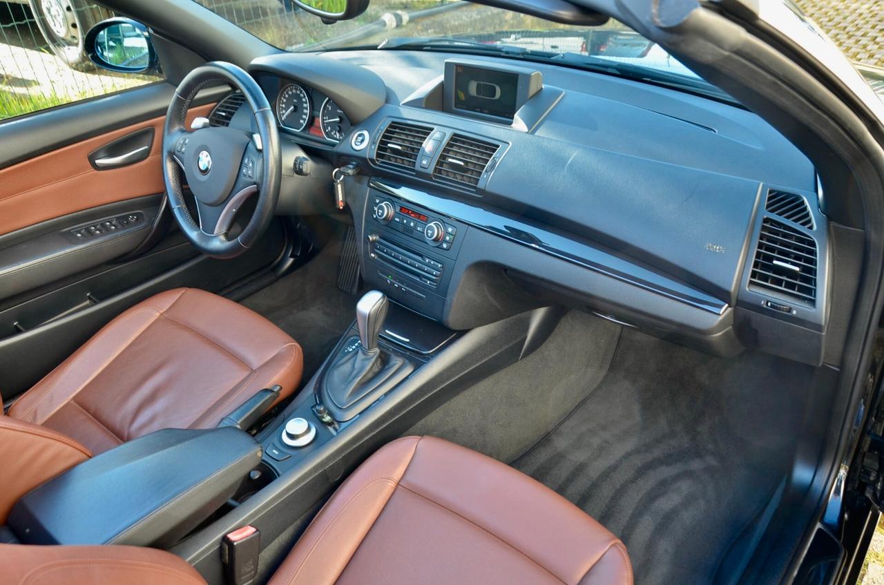 BMW 125i CABRIO FUTURA 218cv AUTO, UFF ITALIANA, BREMBO, 18", NAVI, PERMUTE