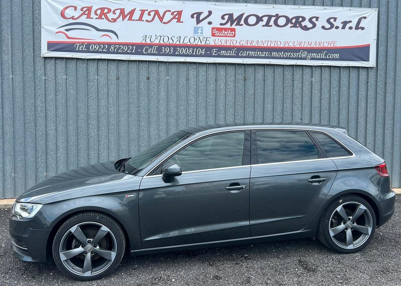 Audi A3 150 CV SLINE DSG7 PRONTA ALL'USO