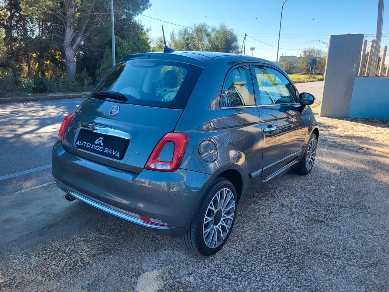 Fiat 500 1.2 Lounge+Tetto+Navy+Clima Automatico...