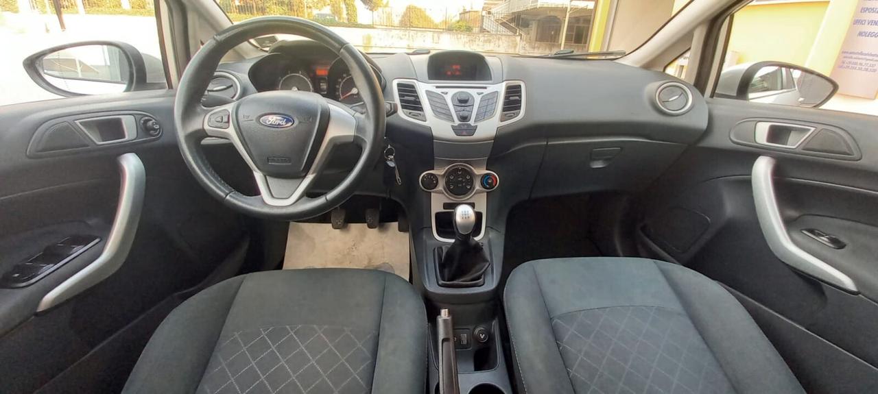 Ford Fiesta Modello Titanium cc. 1.250 Benzina 5 Porte 5 Posti SOLO 58.240 KM. Utilizzabile anche dai Neopatentati.